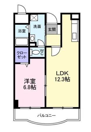 サンパティークフロールの物件間取画像